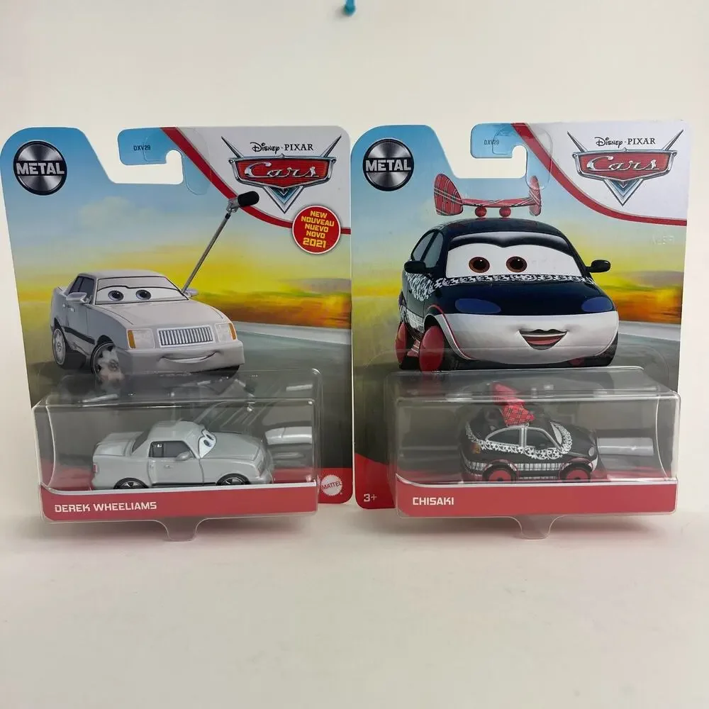 2 Disney Pixar Cars Metal Series Chisaki & Disney Pixar Cars Metal Series Derek‎